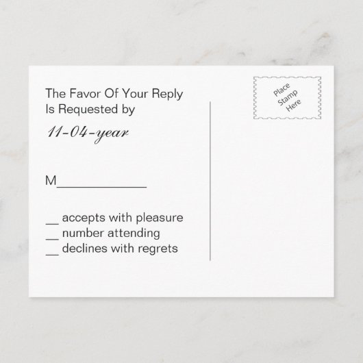 Chalkboard Mason Jar floral rsvp Uitnodiging Briefkaart (Achterkant)