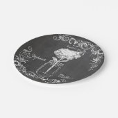 CHALKBOARD MASON JAR GARDEN WEDDING PAPIER BORDEN PAPIEREN BORDJE (Gekanteld)