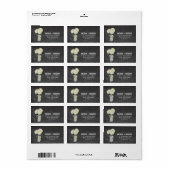 Chalkboard Mason Jar Hydrangeas | Wedding Etiket (Full Sheet)