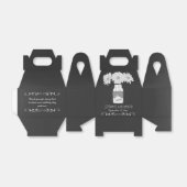 Chalkboard Mason Jar Personalized Favor Box Bedankdoosjes (Uitgevouwen)