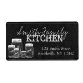 Chalkboard Mason Jars Large Labels (Voorkant)