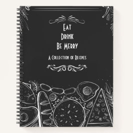 Chalkboard Menu Recipe Journal Notitieboek