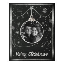 Chalkboard Merry Christmas Foto Lijst