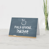 Chalkboard met Apple Kaart (Voorkant)