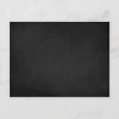 Chalkboard met de Uitnodiging van het Band van het (Achterkant)