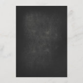 Chalkboard metselaar bruiloft details kaart (Achterkant)