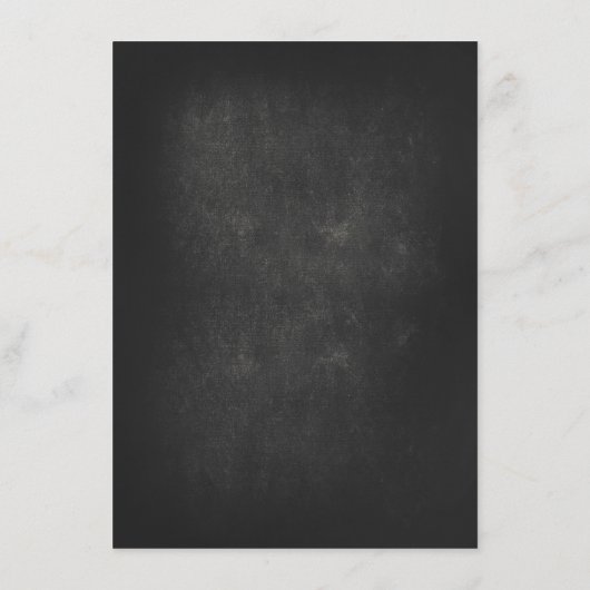 Chalkboard metselaar bruiloft details kaart (Achterkant)