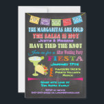 Chalkboard Mexicaanse Fiesta Post Bruiloft uitnodi Kaart<br><div class="desc">DIT IS EEN UITNODIGING OP MAAT NEEM CONTACT OP MET DE ONTWERPER VOOR WIJZIGINGEN!</div>