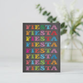 Chalkboard Mexican Fiesta Briefkaart (Staand voorkant)