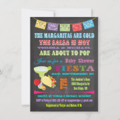 Chalkboard Mexican Fiesta Couples Baby shower Kaart (Voorkant)
