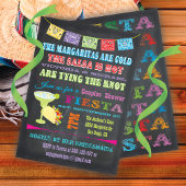 Chalkboard Mexican Fiesta Couples SHower Kaart