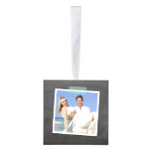 Chalkboard Mistletoe  Eerste Kerstfoto Decoratie (Rechts)