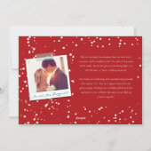 Chalkboard Mistletoe Eerste Kerstfoto Feestdagenkaart (Achterkant)