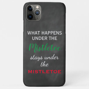 Chalkboard Mistletoe Holiday Case-Mate iPhone Case