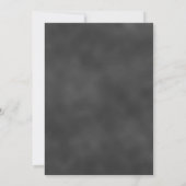 Chalkboard Modern Bridal Shower Invitations Kaart (Achterkant)