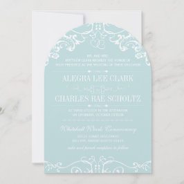 Chalkboard Modern  Typografie Invite Kaart