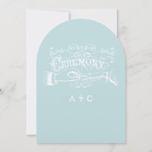 Chalkboard Modern  Typografie Invite Kaart (Achterkant)