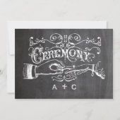 Chalkboard Modern  Typografie Kaart (Achterkant)