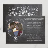 Chalkboard Modern  Typografie Kaart (Voorkant / Achterkant)