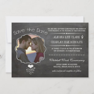 Chalkboard Modern  Victoriaans Typografie Kaart