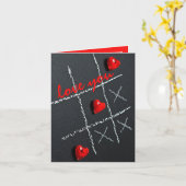 Chalkboard moderne harten kaart (Gele Bloem)