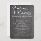 Chalkboard Moderne typografie-uitvindingen Kaart (Voorkant)