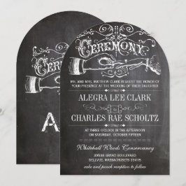 Chalkboard  Moderne Victoriaans Typografie Kaart