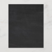 Chalkboard Mok Icon, Barista, Café, Coffeehouse Flyer (Achterkant)