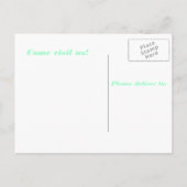 Chalkboard Moving Announcement Briefkaart (Achterkant)