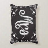 Chalkboard Mrs. 2nd Wedding Jubileum Accent Kussen (Voorkant(Verticaal))