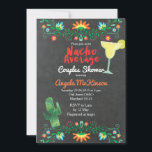 Chalkboard Nacho Gemiddelde paar Douche Bloemen Kaart<br><div class="desc">Chalkboard Nacho Gemiddeld Paar Douche Bloemen Uitnodiging Mexicaanse fiesta stijl uitnodiging</div>