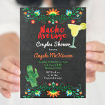 Chalkboard Nacho Gemiddelde paar Douche Bloemen Kaart<br><div class="desc">Chalkboard Nacho Gemiddeld Paar Douche Bloemen Uitnodiging Mexicaanse fiesta stijl uitnodiging</div>