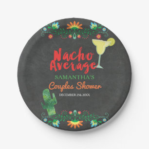 Chalkboard Nacho Gemiddelde paar Douche Bloemen Papieren Bordje