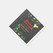 Chalkboard Nacho Gemiddelde paar Douche Bloemen Servet (Hoek)