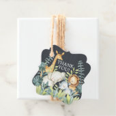 Chalkboard Oerwoud Baby shower Favor Cadeau Label (In situ)