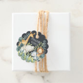 Chalkboard Oerwoud Baby shower Favor Cadeau Label (In situ)