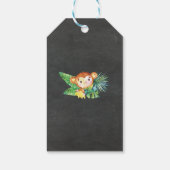 Chalkboard Oerwoud Baby shower Favor Cadeau Label Cadeaulabel (Achterkant)