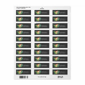 Chalkboard Oerwoud Monkey Baby shower Adreslabel Etiket (Full Sheet)