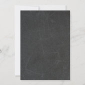 Chalkboard Onder het Zee Verjaardagsfeest Kaart (Achterkant)