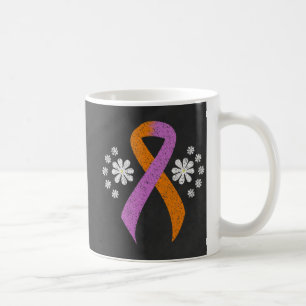Chalkboard orchid and Oranje Awareness Ribbon Koffiemok