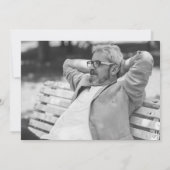 Chalkboard | Oude en nieuwe foto-verrassingsdag Kaart (Achterkant)