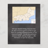 Chalkboard palm Beach Weddenschap (Achterkant)