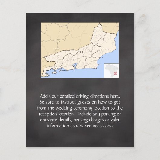 Chalkboard palm Beach Weddenschap (Achterkant)