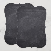 Chalkboard Party-innovatiekaarten Kaart (Voorkant / Achterkant)