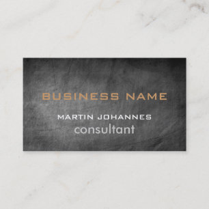 Chalkboard Pattern Gray Trendy Visitekaartje