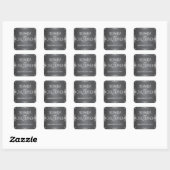 Chalkboard Personalized Favor Stickers (Vel)