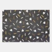 Chalkboard Photo Collage Naam Jaar Afstuderen Inpakpapier Vel (Voorkant 2)