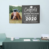 Chalkboard Photo Custom Afstuderen 2020-Afstuderen Spandoek (Beurs)