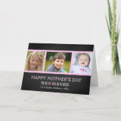 Chalkboard Photo Happy Moederdag Card Kaart (Voorkant)