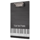 Chalkboard piano-toetsenbord klembord (Links)